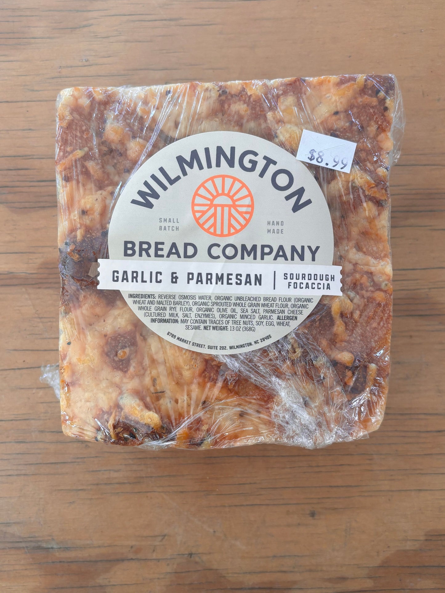 Bread - Focaccia Sourdough - Garlic and Parmesan, 1 count - LOCAL