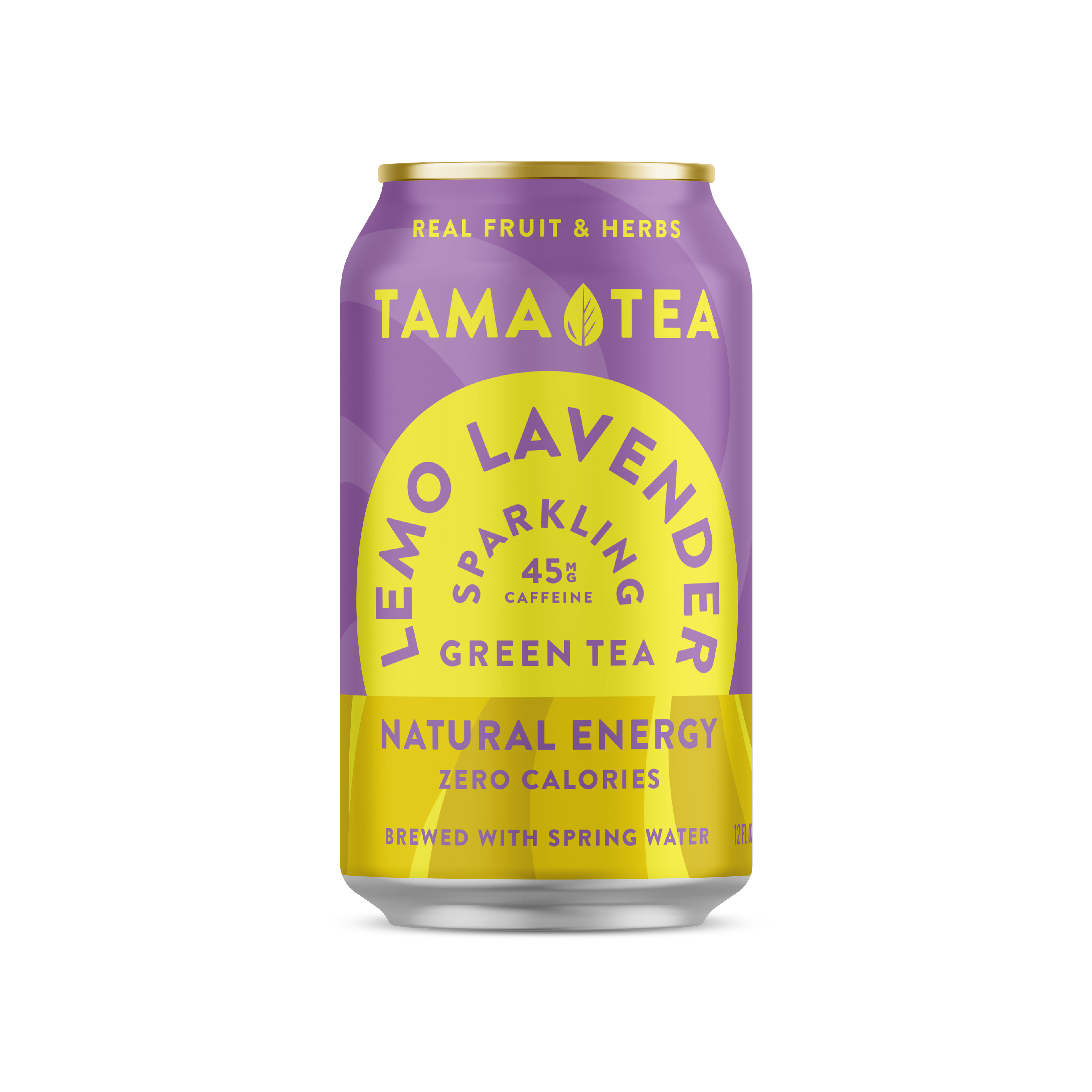 Sparkling Green Tea - Tama Tea Lemo Lavender 12 oz - LOCAL