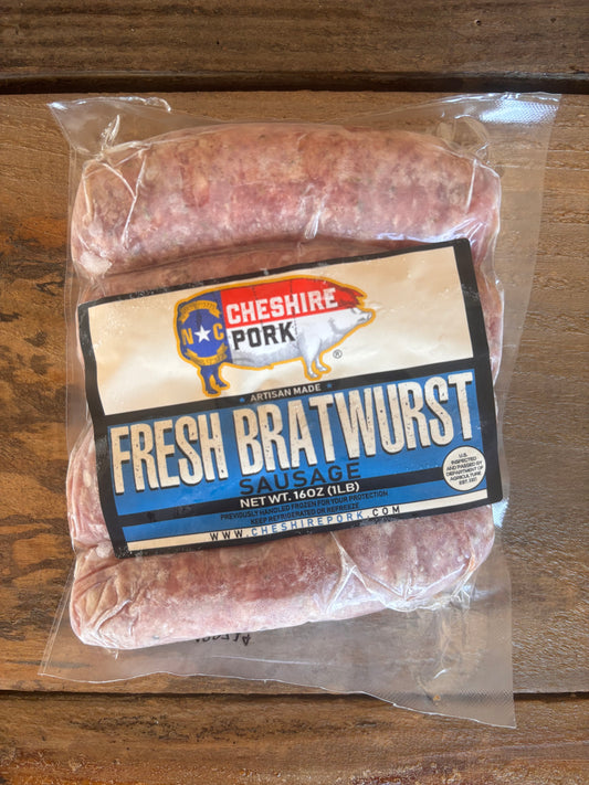Pork - Bratwurst links approx 15-17 oz.