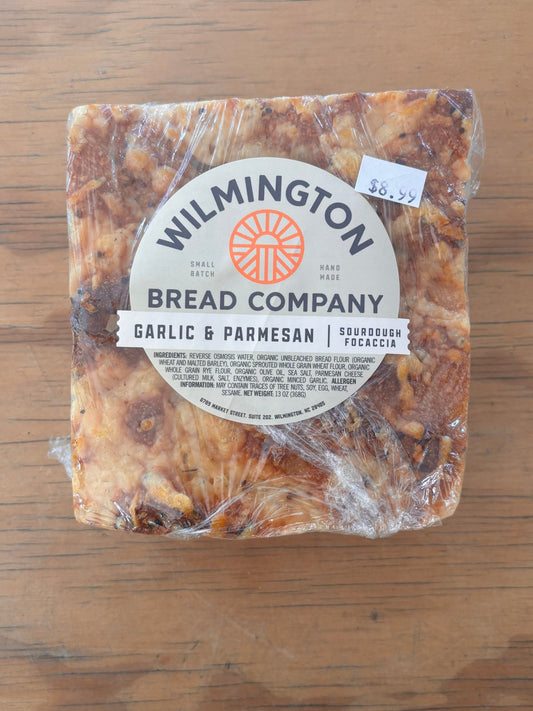 Bread - Focaccia Sourdough - Garlic and Parmesan, 1 count - LOCAL