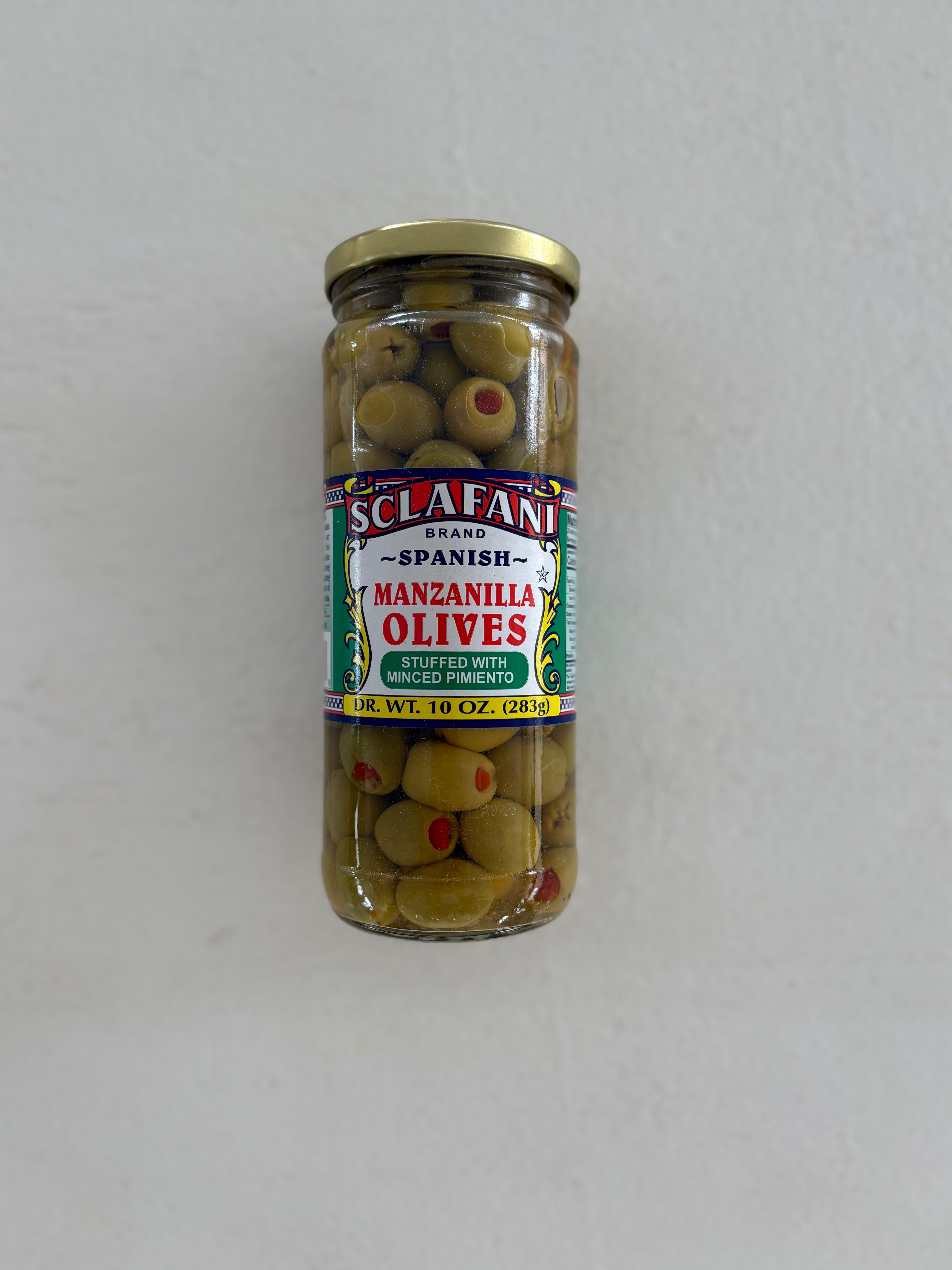 Olives- Spanish Manzanilla 10 oz.