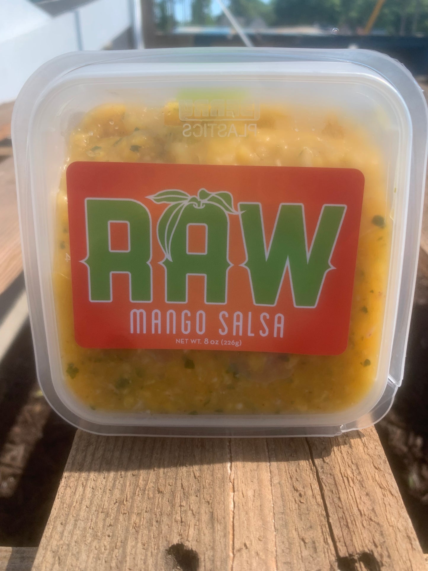 RAW Mango Salsa- 8 oz. - LOCAL