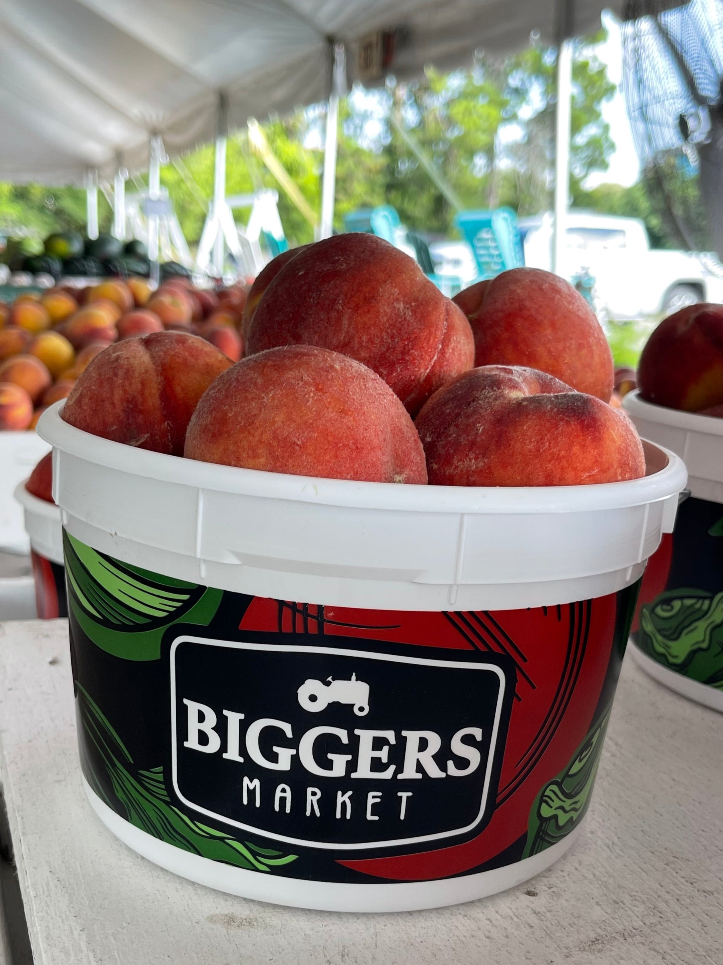 Peach Bucket (approx  5.5-6lbs)