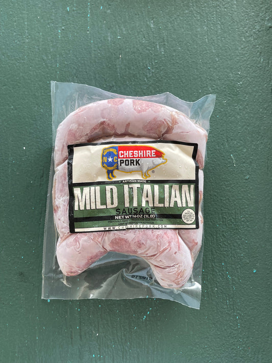 Mild Italian Sausage - Cheshire pork - 16 oz