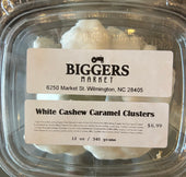 White Cashew Caramel Clusters- 12 oz.