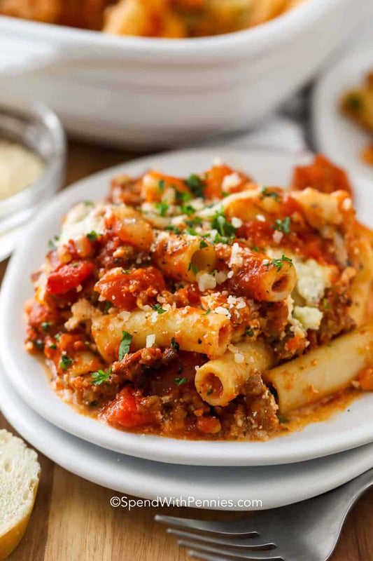 Baked Ziti- 48 oz- serves 3-4