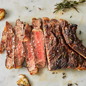 Beef, Grass-Fed Ribeye Steak, 10-13 oz. - LOCAL