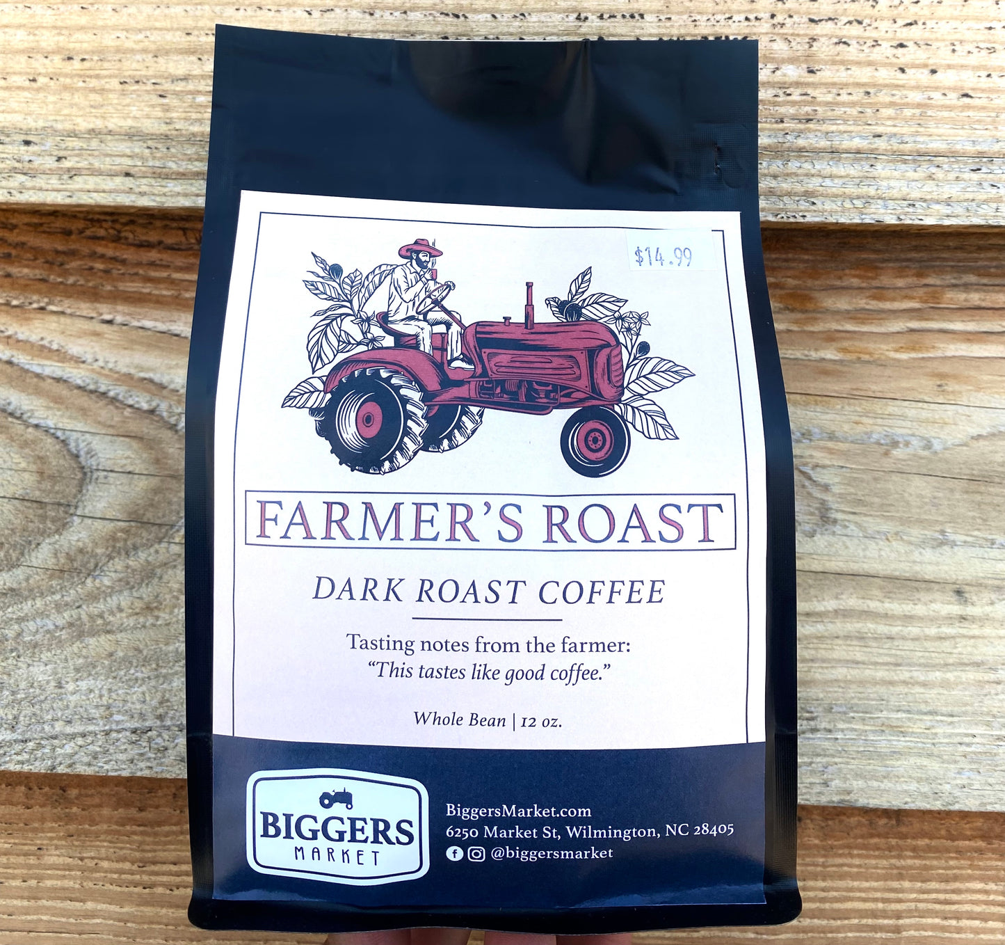 Coffee Whole Bean - Farmer's Roast 12 oz - LOCAL