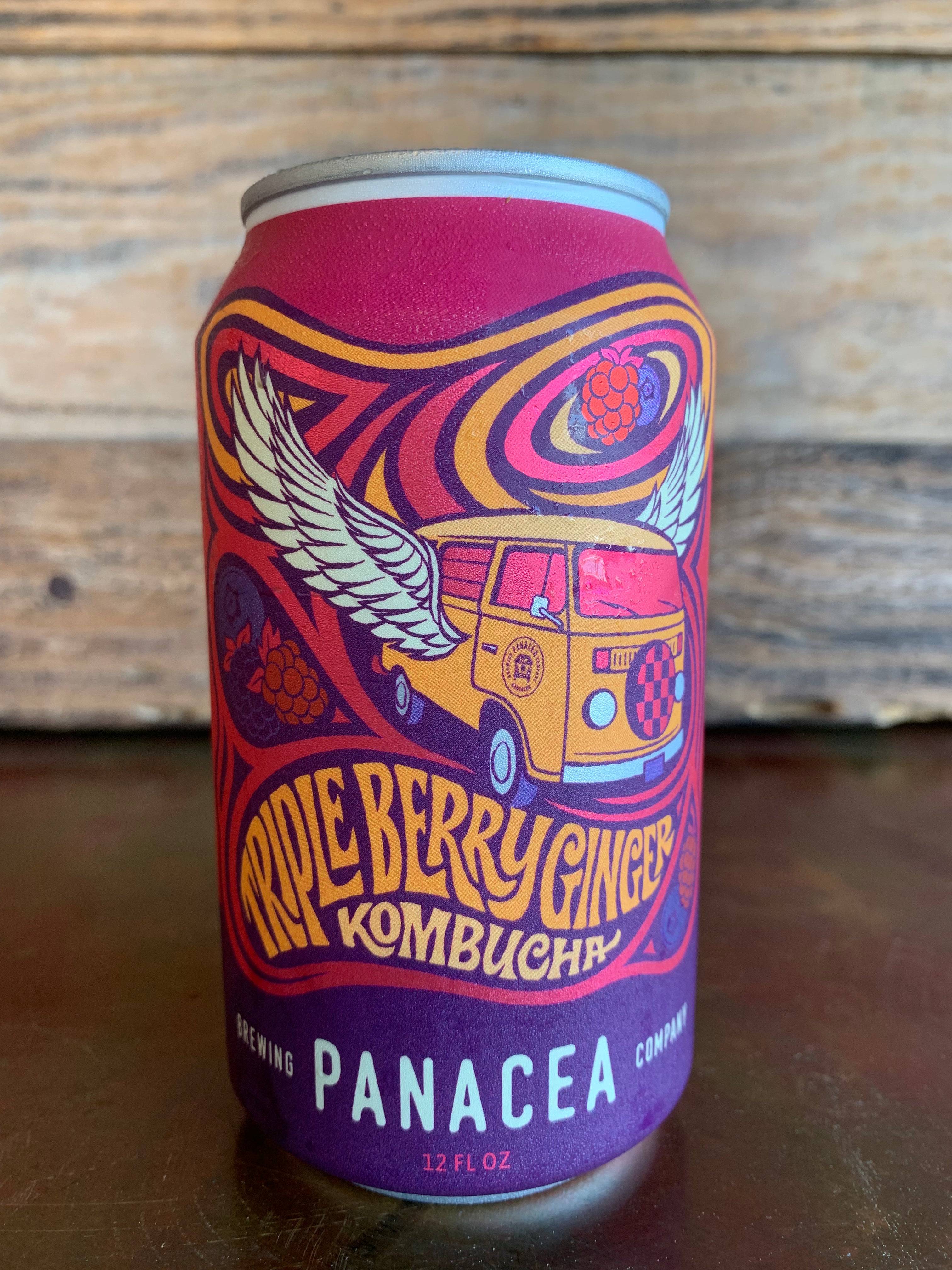 Kombucha - Triple Berry Ginger 12 oz - LOCAL