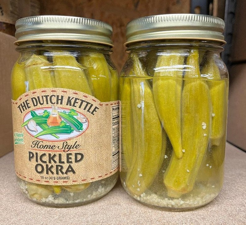 Pickled Okra Mild 16 oz